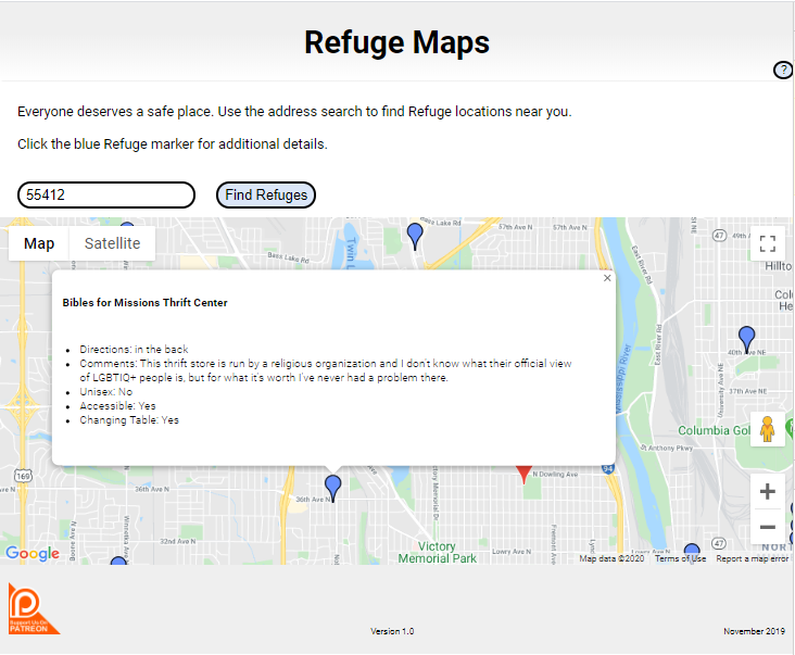 Refuge Maps